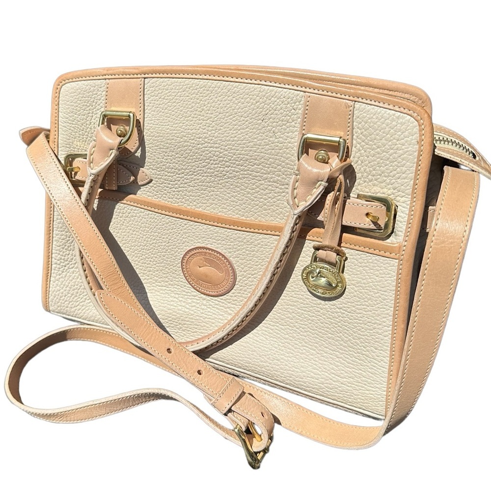 Vintage Dooney & Bourke All Weather Pebble Leather Shoulder Bag